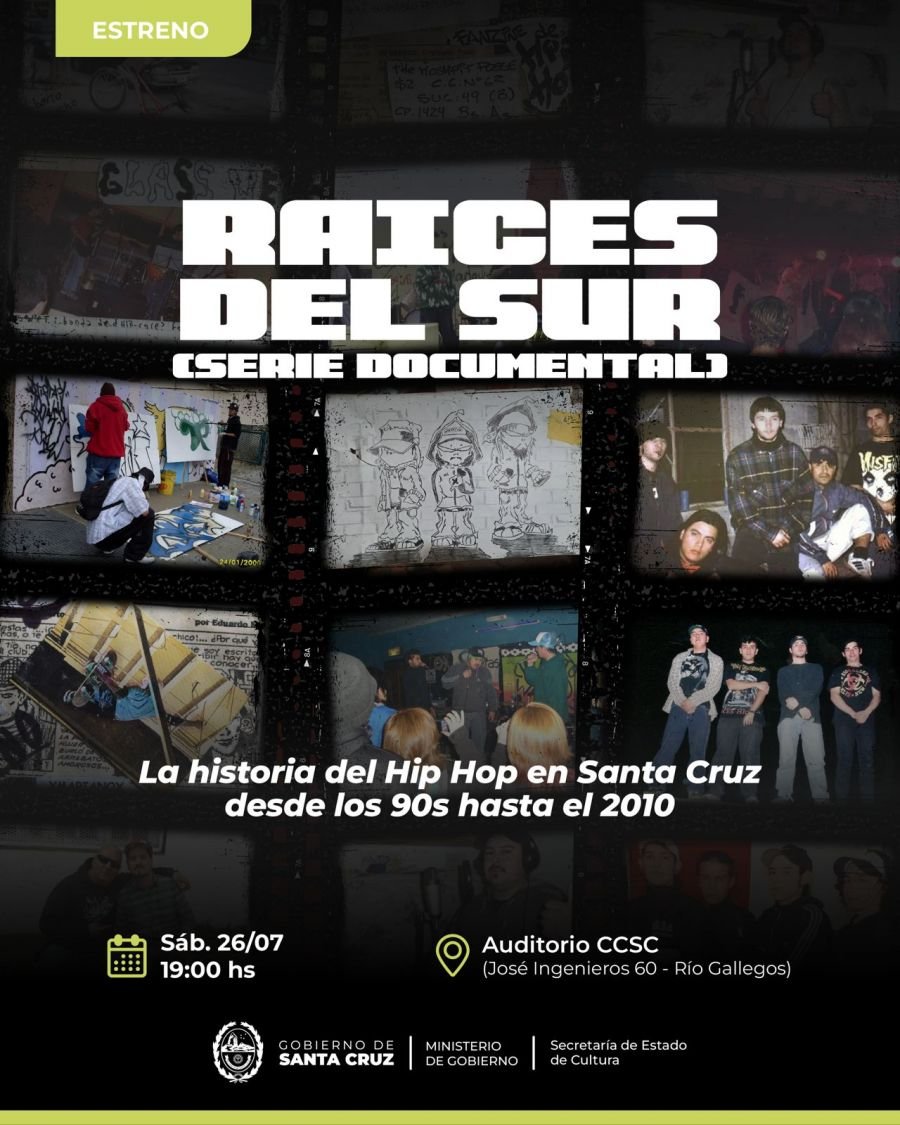 Raíces del Sur: el hip hop santacruceño se proyecta en pantalla grande