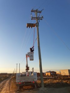 Servicios Públicos: energización exitosa de 500 lotes en Puerto San Julián