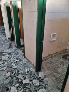 Comenzaron las obras de renovación del sistema cloacal en el Jardín de Infantes N°16 de Río Gallegos