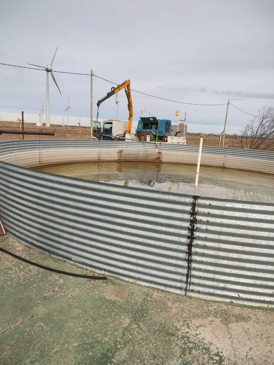 Servicios Públicos realizó mantenimiento de pozo de agua en Pico Truncado