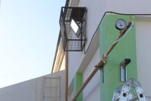 Trabajos de mantenimiento en el Jardín de Infantes N° 11 de Caleta Olivia