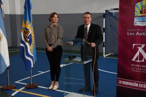 El Gobierno acompañó la reactivación de infraestructura educativa, deportiva y urbana en Los Antiguos