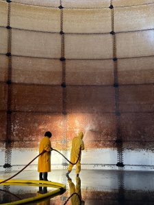 Caleta Olivia: A través del trabajo articulado se pudo recuperar y poner en funcionamiento el tanque de agua de mar