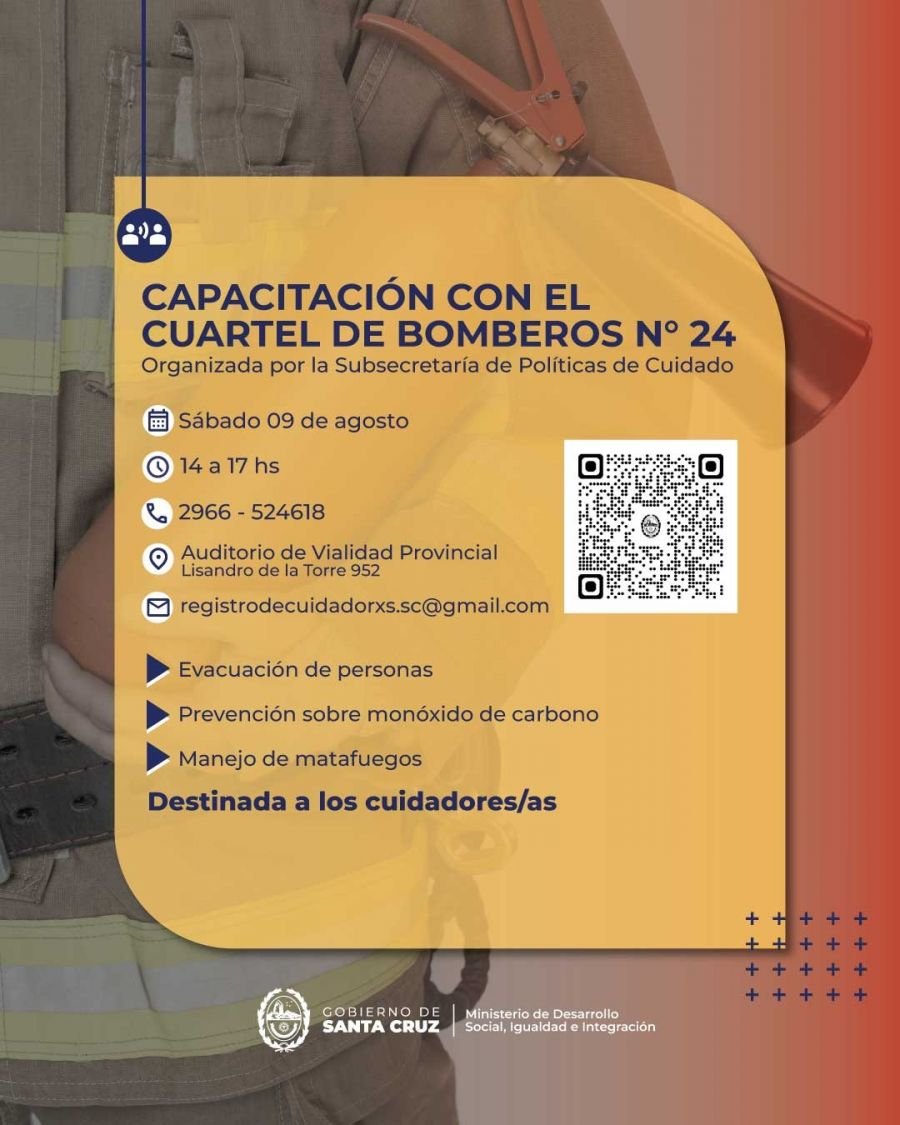 Capacitación para cuidadores: prevención, evacuación y uso de matafuegos