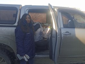 Plan Invernal: El Ministerio de Desarrollo Social continúa con el despliegue territorial en Río Turbio