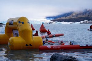 El Winter Swimming World Cup 2025 tuvo su primera jornada de competencia frente al Glaciar Perito Moreno