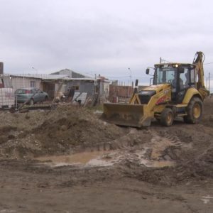Vidal destacó la obra de red de agua potable en el barrio 22 de Septiembre de Río Gallegos
