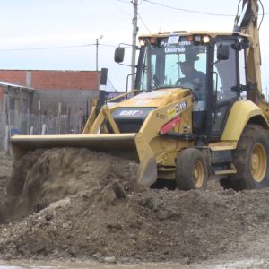 Vidal destacó la obra de red de agua potable en el barrio 22 de Septiembre de Río Gallegos