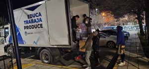 El Gobierno Provincial realiza acciones para el refuerzo del Plan Invernal en Las Heras