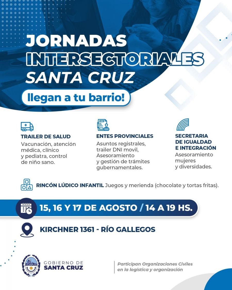 Vuelven las Jornadas Intersectoriales en Río Gallegos