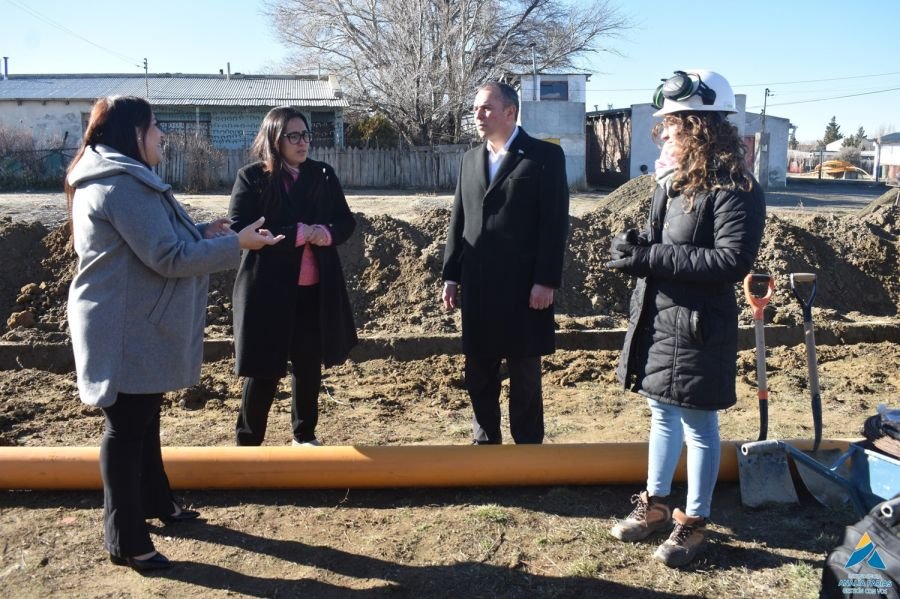 El Gobierno Provincial y Piedra Buena unidos para la ejecución de una obra clave