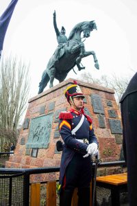 El Gobierno de Santa Cruz participó del acto por el 175° Aniversario del Paso a la Inmortalidad del General José de San Martín