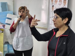 Agentes del Ministerio de Desarrollo se capacitan en Lengua de Señas Argentina