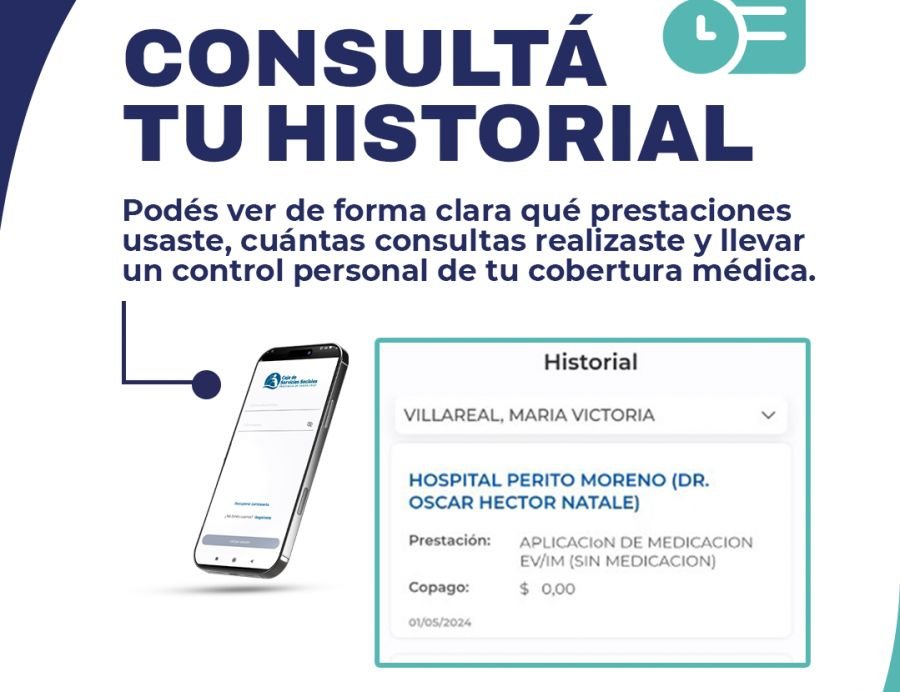 Caja de Servicios Sociales: Pódes consultar tu historial en la credencial digital