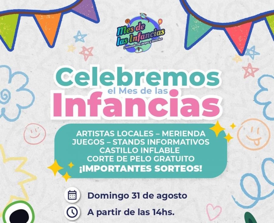 Mes de las Infancias: Continúan los festejos con más propuestas de Desarrollo Social