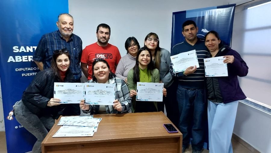 Se entregaron certificaciones a cuidadores domiciliarios en Puerto Deseado