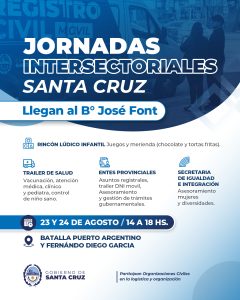 Jornadas Intersectoriales: El Gobierno de Santa Cruz llega al barrio José Font de Río Gallegos