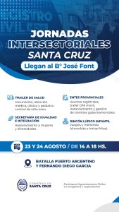 Jornadas Intersectoriales: El Gobierno de Santa Cruz llega al barrio José Font de Río Gallegos
