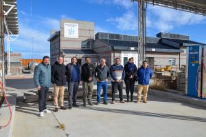 Álvarez recorrió Pico Truncado y Caleta Olivia junto a los intendentes Anabalón y Carrizo