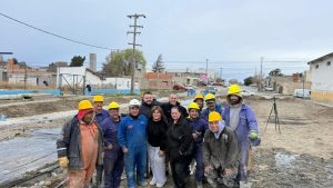 Álvarez recorrió Pico Truncado y Caleta Olivia junto a los intendentes Anabalón y Carrizo