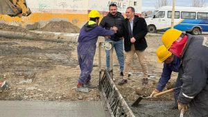 Álvarez recorrió Pico Truncado y Caleta Olivia junto a los intendentes Anabalón y Carrizo