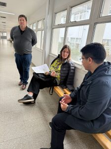 El gobernador Vidal llegó de sorpresa y recorrió el Hospital Regional Río Gallegos