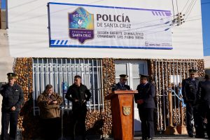 Vidal inauguró junto a su Gabinete y la intendente una nueva Delegación de Criminalística en Piedra Buena