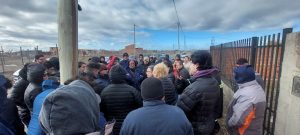 Vecinos del barrio 22 de Septiembre celebraron el avance de la obra de gas