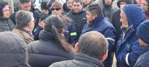 Vecinos del barrio 22 de Septiembre celebraron el avance de la obra de gas