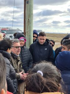 Vecinos del barrio 22 de Septiembre celebraron el avance de la obra de gas