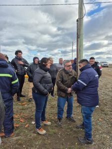 Vecinos del barrio 22 de Septiembre celebraron el avance de la obra de gas