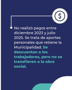 El Municipio de Río Gallegos mantiene una deuda millonaria con la obra social de los santacruceños