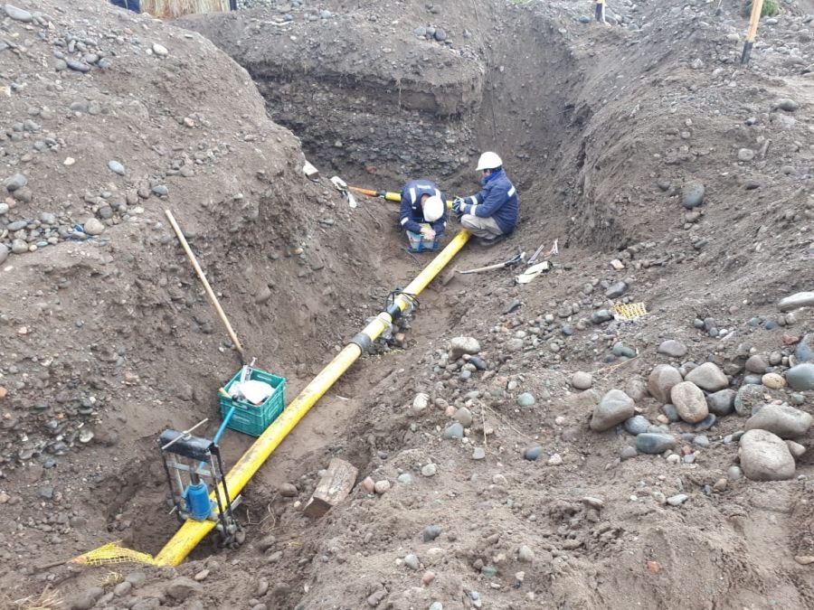 El Gobierno de Santa Cruz finalizó obra de ampliación de gas en Los Antiguos