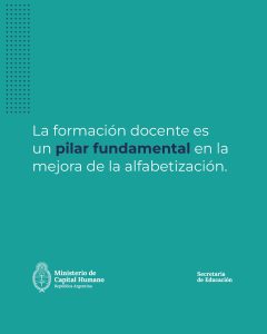 Comenzó la inscripción a cursos virtuales sobre alfabetización para docentes