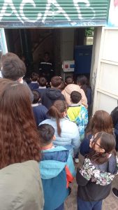 Visita educativa y tareas de mantenimiento en distintas localidades de la provincia