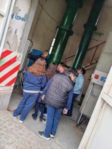 Visita educativa y tareas de mantenimiento en distintas localidades de la provincia