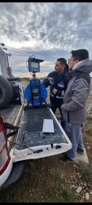 Visita educativa y tareas de mantenimiento en distintas localidades de la provincia