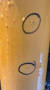 Actos de vandalismo contra la obra del barrio 22 de Septiembre