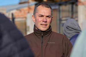 Daniel Álvarez se reunió con el intendente Carambia en Las Heras y recorrió obras