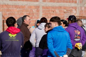 Daniel Álvarez se reunió con el intendente Carambia en Las Heras y recorrió obras