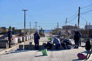 Daniel Álvarez se reunió con el intendente Carambia en Las Heras y recorrió obras