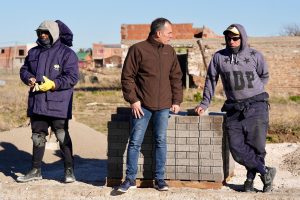 Daniel Álvarez se reunió con el intendente Carambia en Las Heras y recorrió obras