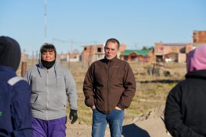 Daniel Álvarez se reunió con el intendente Carambia en Las Heras y recorrió obras