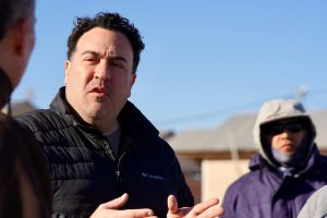 Daniel Álvarez se reunió con el intendente Carambia en Las Heras y recorrió obras