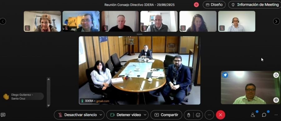 Santa Cruz participó en el Consejo Directivo de Infraestructura de Datos Espaciales de Argentina