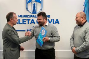 Se firmó el contrato para finalizar el Cuartel de Bomberos División N°28 en Caleta Olivia