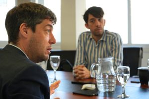 Ricci encabezó una mesa de trabajo junto a intendentes del centro y norte de Santa Cruz