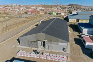 Daniel Álvarez: "La Escuela Secundaria N°43 de Caleta Olivia alcanza el 70% de avance"