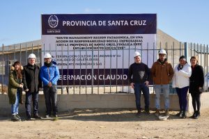 Daniel Álvarez: "La Escuela Secundaria N°43 de Caleta Olivia alcanza el 70% de avance"