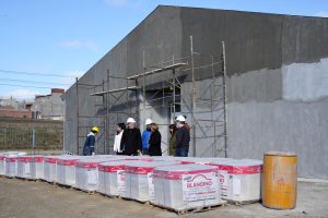 Daniel Álvarez: "La Escuela Secundaria N°43 de Caleta Olivia alcanza el 70% de avance"